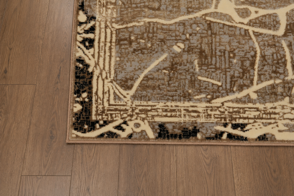 Modern Marble Pattern Turkish Rug