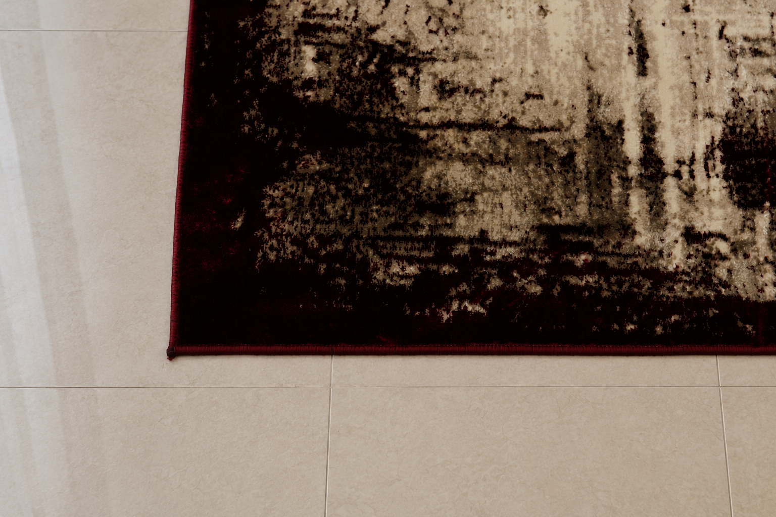 Iranian Geometric Diamond Area Rug