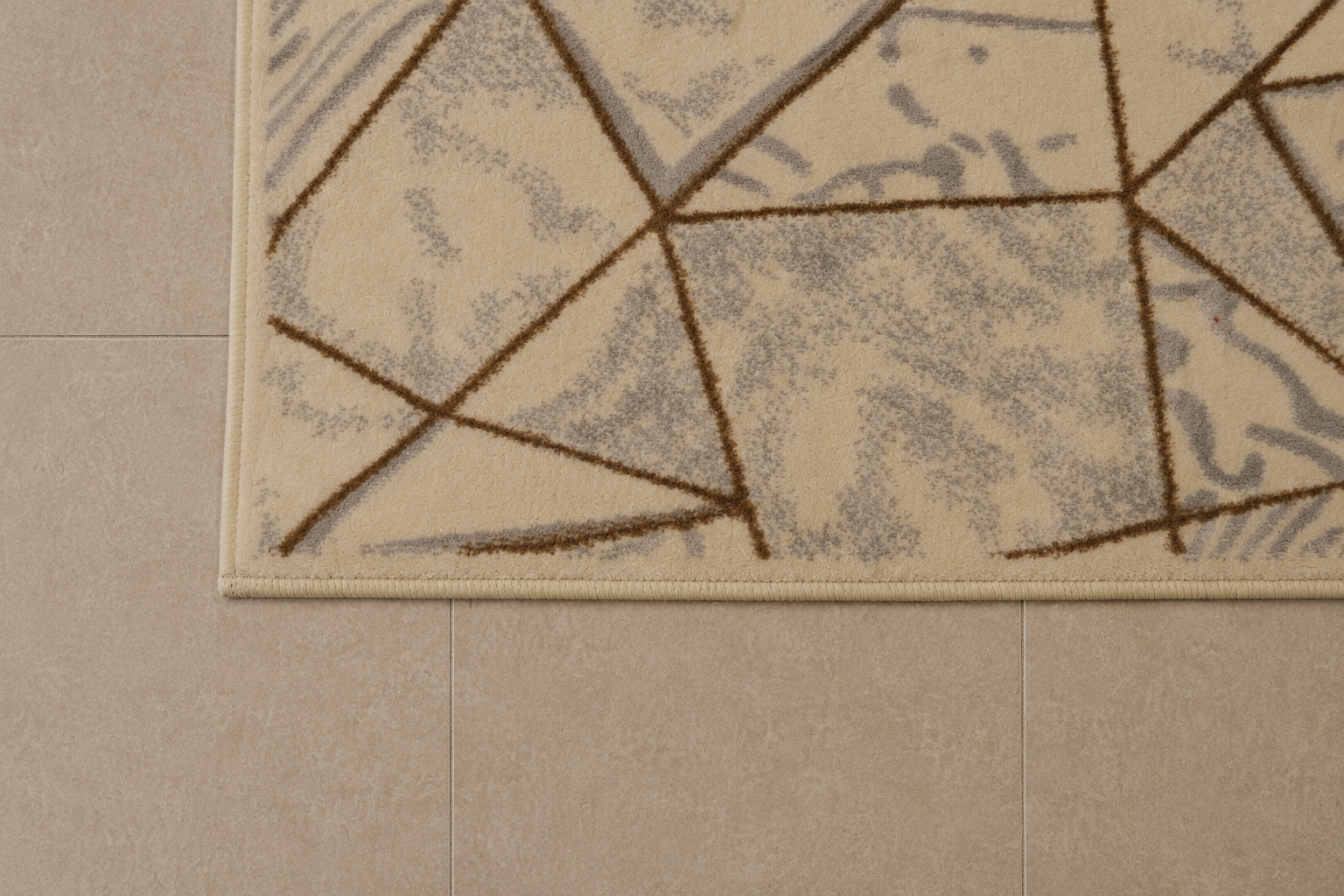 Iranian Geometric Mosaic Area Rug