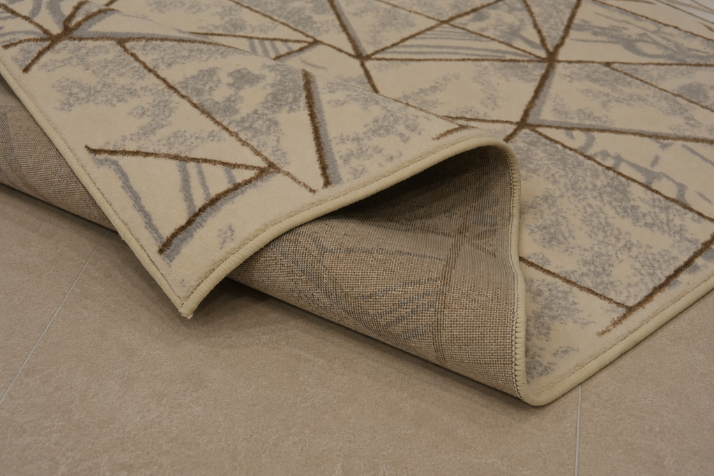 Iranian Geometric Mosaic Area Rug