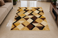 Geometric Beige Pattern Rug